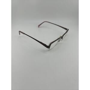 Daisy Fuentes Clarisa 186 Eyeglasses 51-16-135 Pink Bronze Half Rim Frames Only